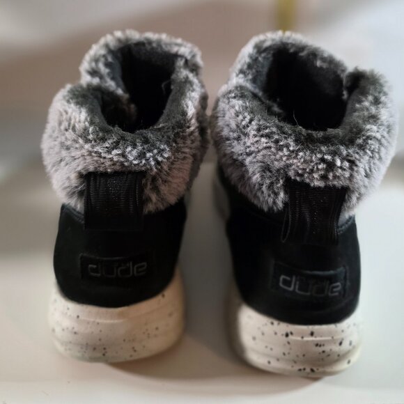 Hey Dude Eloise Gray and Black - Size 8 Women Excellent! - Picture 3 of 8